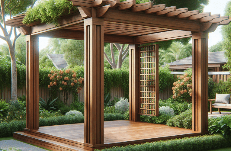 Altana ogrodowa drewniana 3×3 – jak wybrać idealną do Twojego ogrodu?