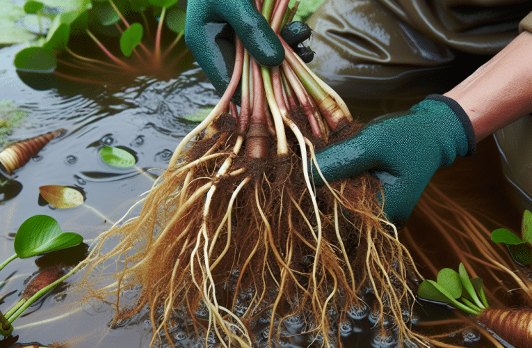 Usuwanie korzeni roślin wodnych: Skuteczne metody dla czystego i zdrowego stawu