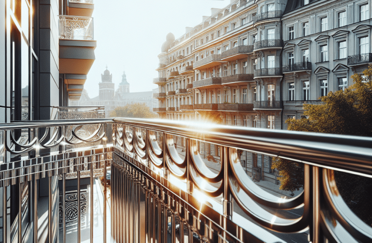 Balustrady balkonowe nierdzewne z Warszawy – elegancja i trwałość na wiele lat