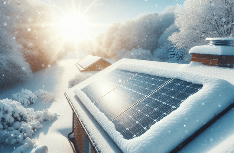 Fotowoltaika w zimie: Jak efektywnie wykorzystać energię słoneczną podczas chłodnych miesięcy?