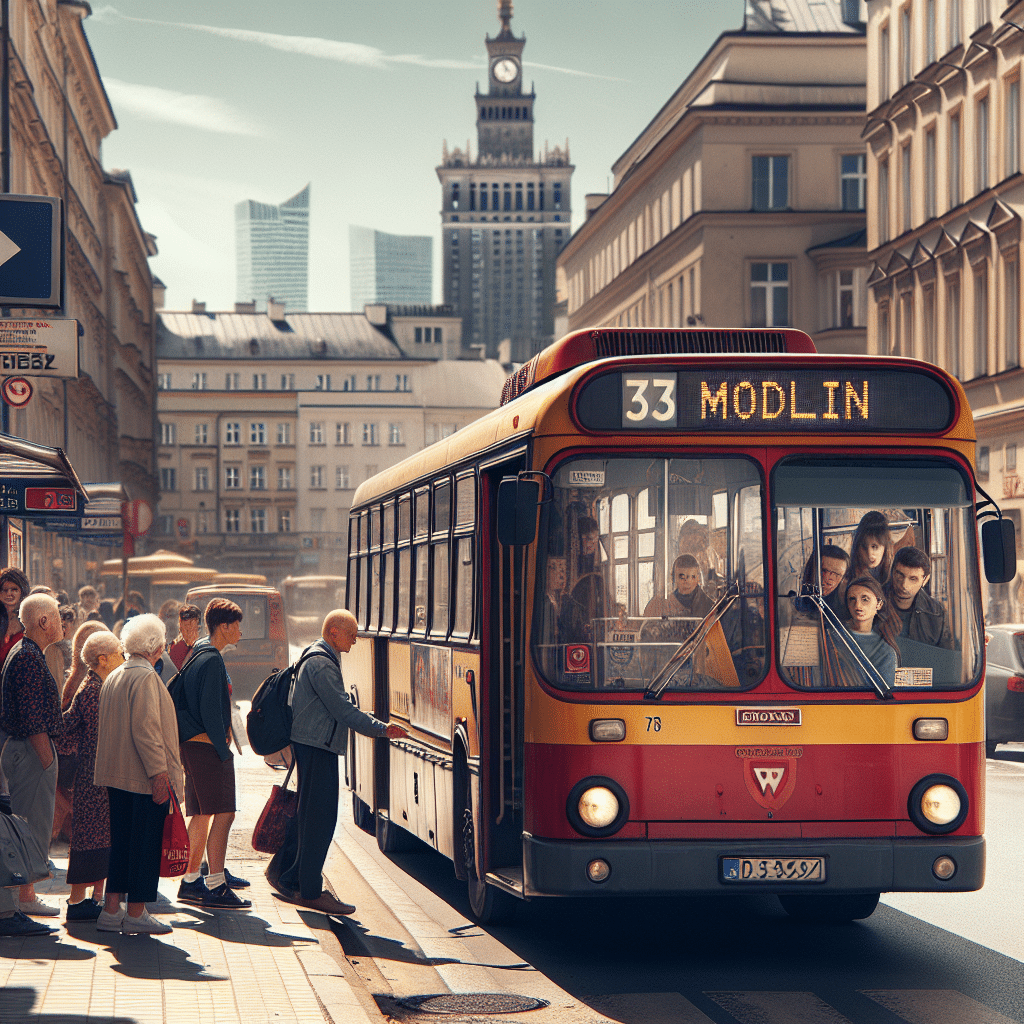 warsaw modlin bus