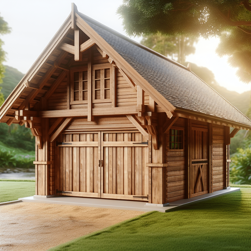 garaze drewniane 35m2