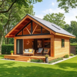 dom drewniany 75m2 z poddaszem