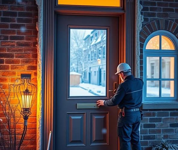 Jakie drzwi wejściowe z montażem w Łasku ograniczą straty ciepła?