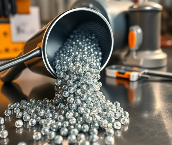 Jak wybrać kulki do szkiełkowania do stali, by nie zmatować?