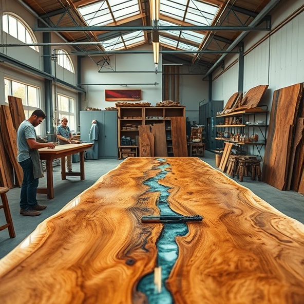 stoły z żywicy epoksydowej producent