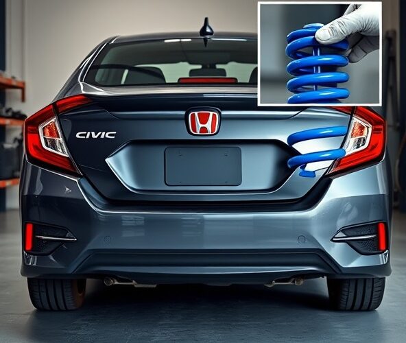 Czy sprężyny wzmocnione Honda Civic 9 wyrównają tył przy butli LPG?