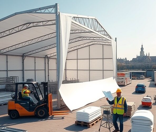 Gdzie w Lublinie zamówić produkcję hali namiotowej w dobrej cenie?
