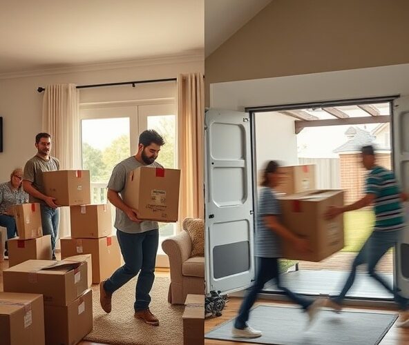 Przeprowadzki domów z pakowaniem: 2 czy 3 osoby w ekipie, co szybciej?