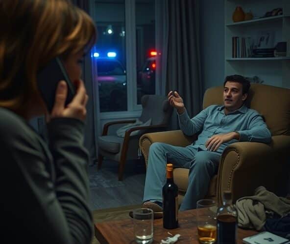 Jakie objawy psychozy alkoholowej u bliskiego wymagają wezwania 112?