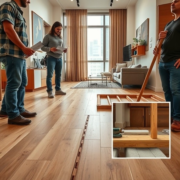 układanie podłóg drewnianych