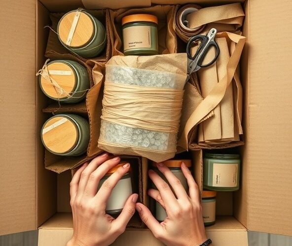 Jak zapakować sojowe, naturalne świece zapachowe do wysyłki bez uszkodzeń?