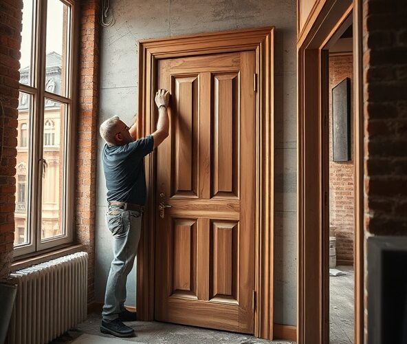 Gdzie w Łodzi zamówić drzwi wewnętrzne z montażem do krzywych ścian?