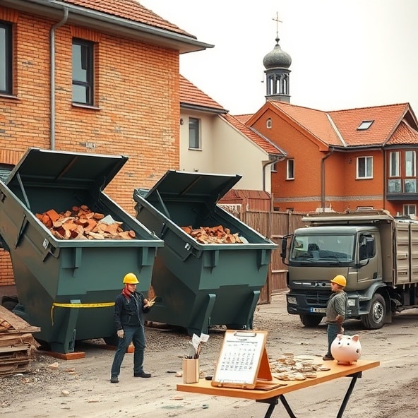 kontener na odpady budowlane zgierz