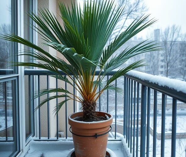 Jaka palma mrozoodporna na balkon wytrzyma mróz do -15°C bez osłon?