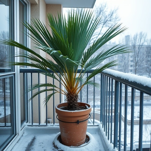 palma mrozoodporna na balkon