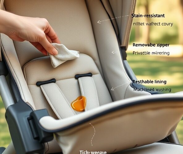 Jaką tapicerkę do wózka dziecięcego wybrać, by łatwo usuwać plamy?