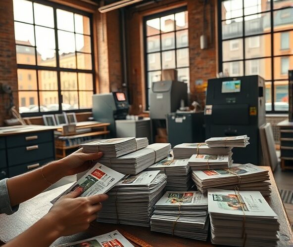 Gdzie w Łodzi opłaca się drukowanie ulotek w nakładzie 10–200 sztuk?