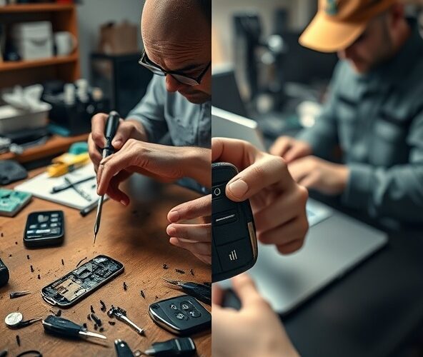 Czy naprawa kluczyków samochodowych z pilotem samemu naprawdę się opłaca?