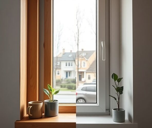 Jakie parapety wewnętrzne w Kobyłce wybrać: PCV czy drewno?