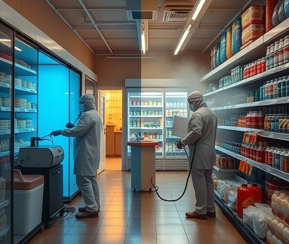 Dezynfekcja w Białołęce: ozonowanie czy mgła dla małego sklepu — koszty?